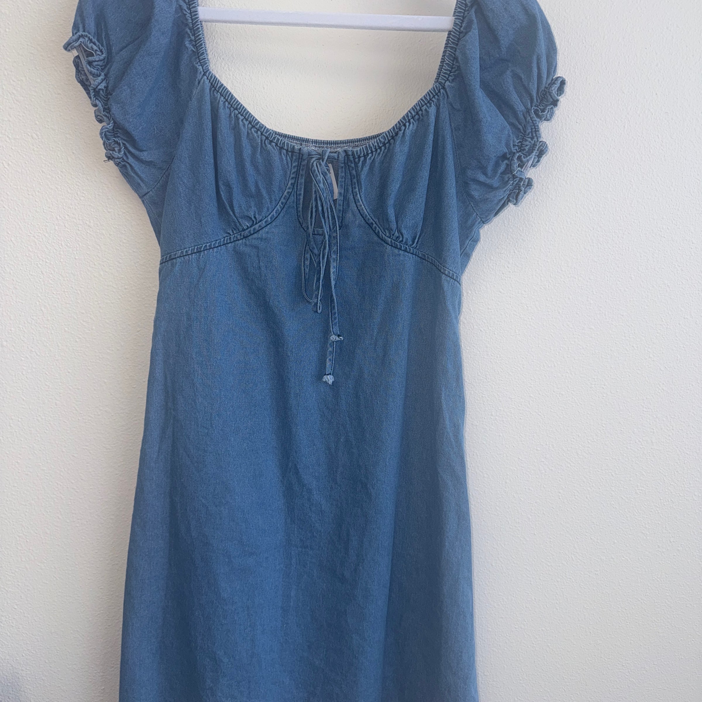 blue ivy denim dress Ivy Jane Indigo Denim Shift Dress S